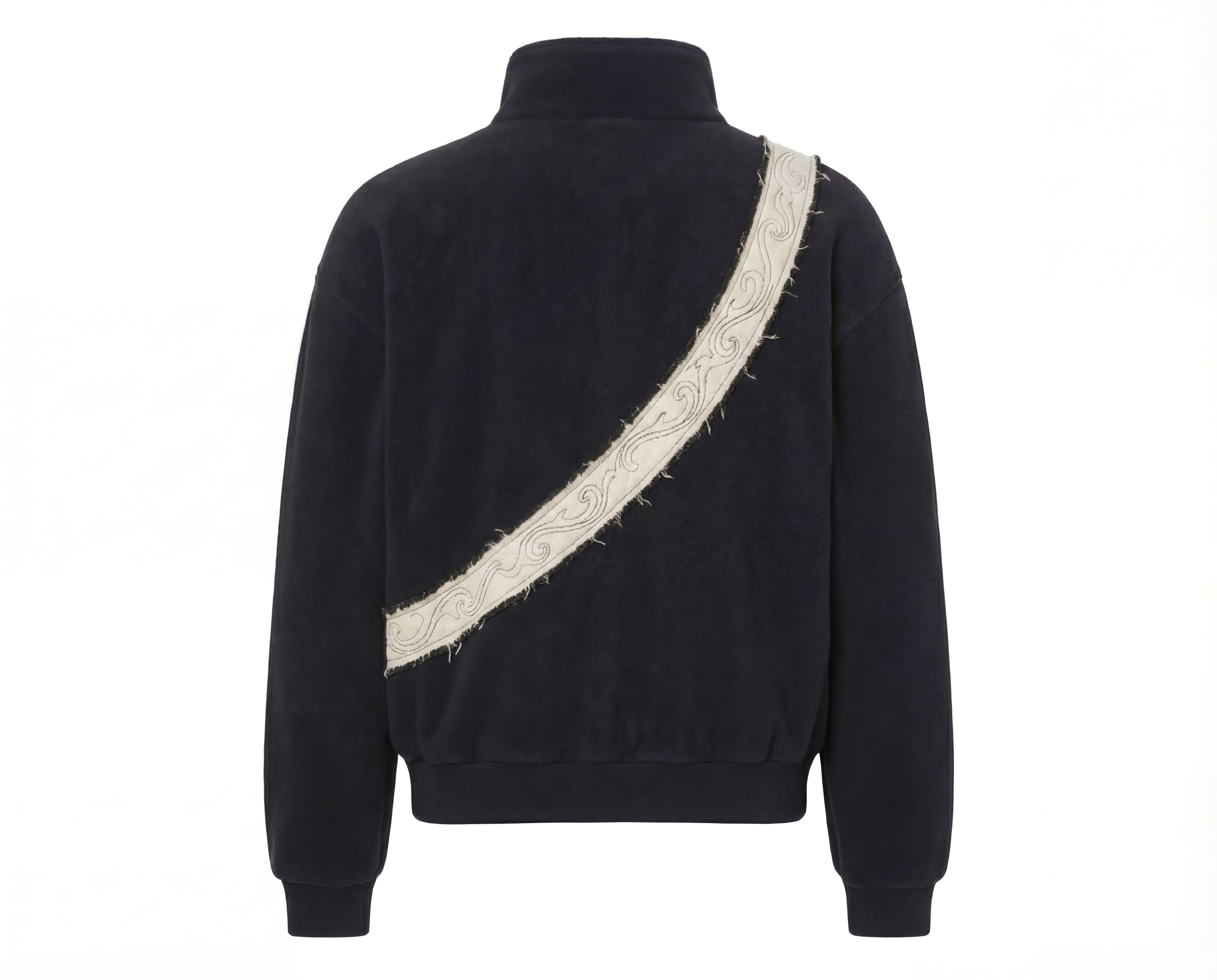 Black Round White Snake Jacket 1.0